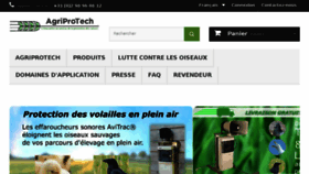 What Agriprotech.fr website looked like in 2018 (6 years ago)