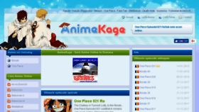 What Animekage.ro website looked like in 2018 (6 years ago)