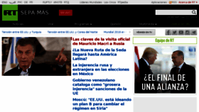What Actualidad-rt.com website looked like in 2018 (6 years ago)