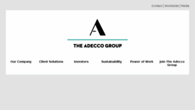 What Adeccogroup.com website looked like in 2018 (6 years ago)