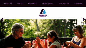 What Ascensia.com website looked like in 2018 (6 years ago)