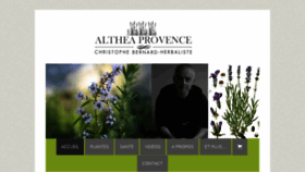 What Altheaprovence.com website looked like in 2018 (6 years ago)