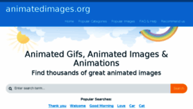What Animatedimages.org website looked like in 2018 (6 years ago)