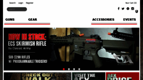 What Airsoftextreme.com website looked like in 2018 (6 years ago)