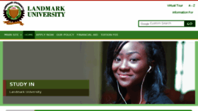 What Admission.lmu.edu.ng website looked like in 2018 (6 years ago)