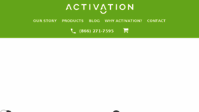 What Activationproducts.com website looked like in 2018 (6 years ago)