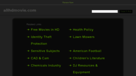 What Allhdmovie.com website looked like in 2018 (6 years ago)