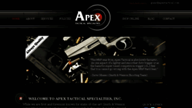 What Apextactical.com website looked like in 2018 (6 years ago)