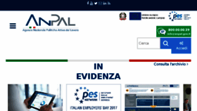 What Anpal.gov.it website looked like in 2018 (6 years ago)