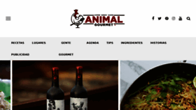 What Animalgourmet.com website looked like in 2018 (6 years ago)