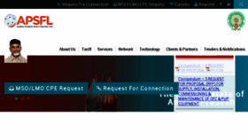 What Apsfl.in website looked like in 2018 (6 years ago)
