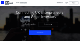 What Angelinvestmentnetwork.co.uk website looked like in 2018 (6 years ago)