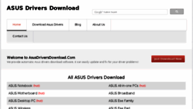 What Asusdriversdownload.com website looked like in 2018 (6 years ago)