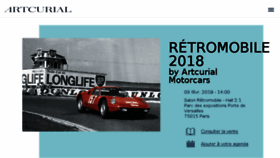 What Artcurial.com website looked like in 2018 (6 years ago)