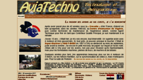 What Aviatechno.net website looked like in 2018 (6 years ago)