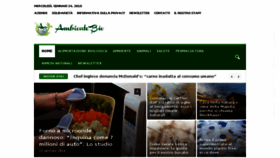 What Ambientebio.it website looked like in 2018 (6 years ago)