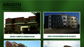 What Abasyn.edu.pk website looked like in 2018 (6 years ago)
