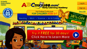 What Abcmouse.com website looked like in 2018 (6 years ago)