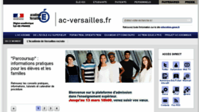 What Ac-versailles.fr website looked like in 2018 (6 years ago)