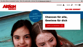 What Aktion-mensch.de website looked like in 2018 (6 years ago)