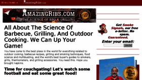 What Amazingribs.com website looked like in 2018 (6 years ago)