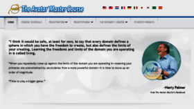 What Avatarmastercourse.com website looked like in 2018 (6 years ago)