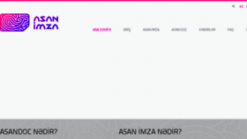 What Asanimza.az website looked like in 2018 (6 years ago)