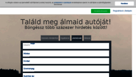 What Auto.jofogas.hu website looked like in 2018 (6 years ago)