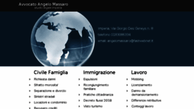 What Avvocatomassaro.net website looked like in 2018 (6 years ago)