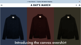 What Adaysmarch.com website looked like in 2018 (6 years ago)