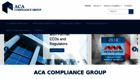 What Acacompliancegroup.com website looked like in 2018 (6 years ago)