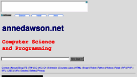 What Annedawson.net website looked like in 2018 (6 years ago)
