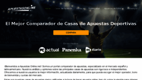 What Apuestasonline.net website looked like in 2018 (8 years ago)