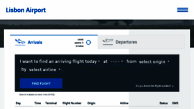 What Aeroportolisboa.pt website looked like in 2018 (6 years ago)