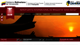 What Aeropuerto-maiquetia.com.ve website looked like in 2018 (6 years ago)