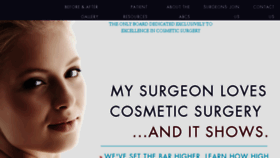 What Americanboardcosmeticsurgery.org website looked like in 2018 (6 years ago)