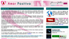 What Amorpositivo.com website looked like in 2018 (6 years ago)