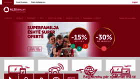 What Albtelecom.al website looked like in 2018 (6 years ago)