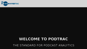 What Analytics.podtrac.com website looked like in 2018 (6 years ago)