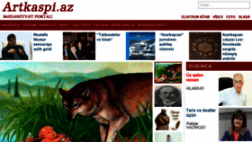 What Artkaspi.az website looked like in 2018 (6 years ago)
