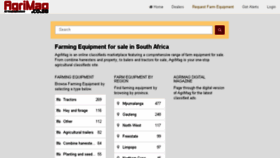 What Agrimag.co.za website looked like in 2018 (6 years ago)