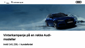 What Audi.no website looked like in 2018 (6 years ago)