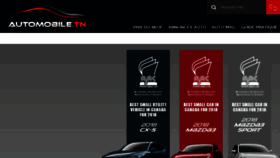 What Automobile.tn website looked like in 2018 (6 years ago)