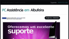What Assistenciapcalbufeira.com website looked like in 2018 (6 years ago)