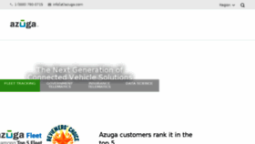 What Azuga.com website looked like in 2018 (6 years ago)