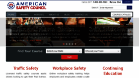 What Americansafetycouncil.com website looked like in 2018 (6 years ago)