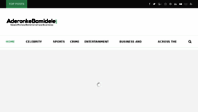 What Aderonkebamidele.com website looked like in 2018 (6 years ago)