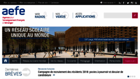 What Aefe.fr website looked like in 2018 (6 years ago)