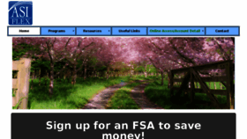 What Asiflex.com website looked like in 2018 (7 years ago)
