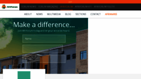 What Afriforum.co.za website looked like in 2018 (7 years ago)